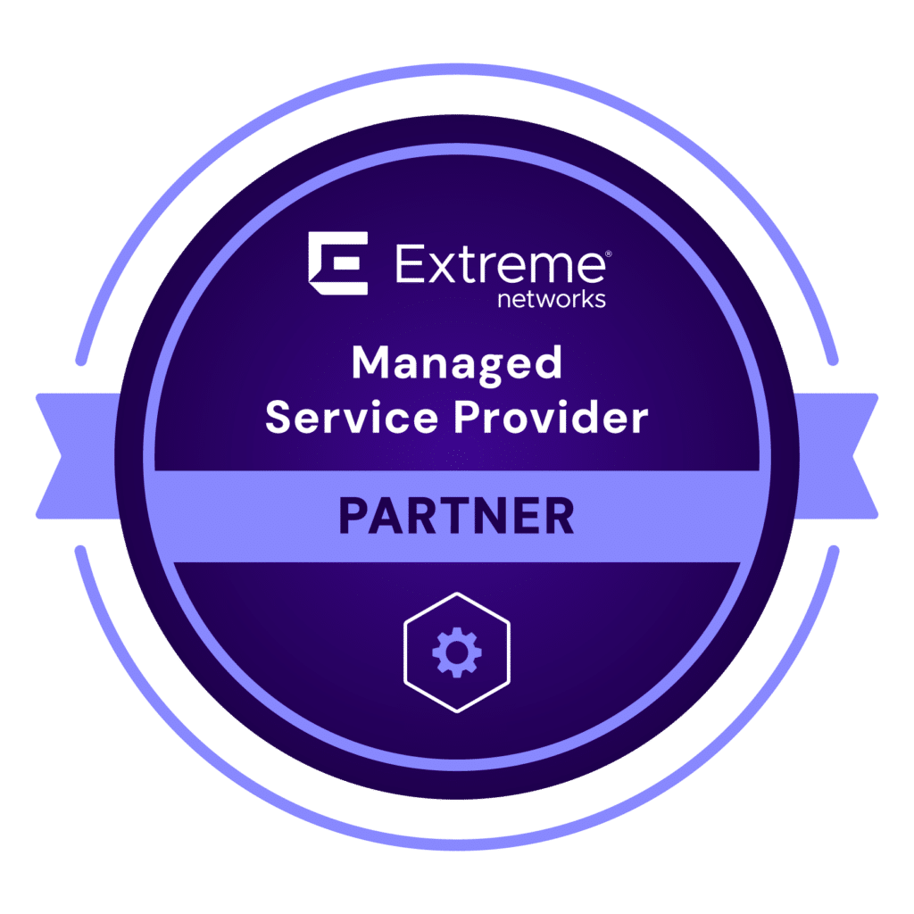 Partner Program Badge Managed Service Provider net-select bei Extreme Networks